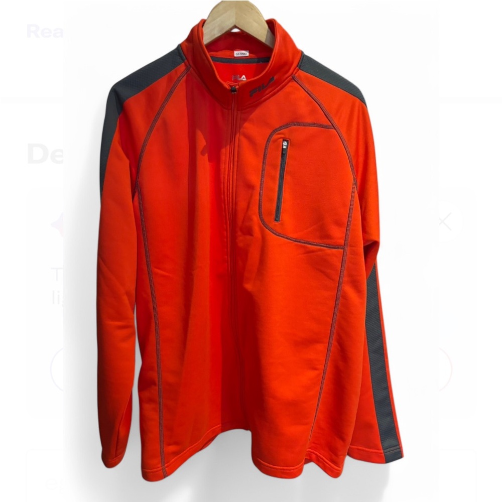 Fila Men's Orange Jacket